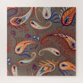 Elegante Paisley Print: Patroon Legpuzzel (Horizontaal)