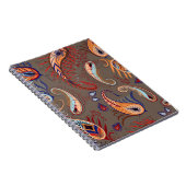Elegante Paisley Print:  Patroon Notitieboek (Rechterzijde)