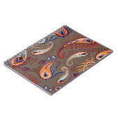 Elegante Paisley Print:  Patroon Notitieboek (Linkerzijde)