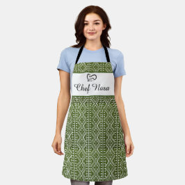 Elegante Palestijnse Staten in Groen Schort