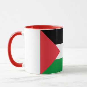 Elegante  Palestijnse vlag bedekt met keramiek Mok