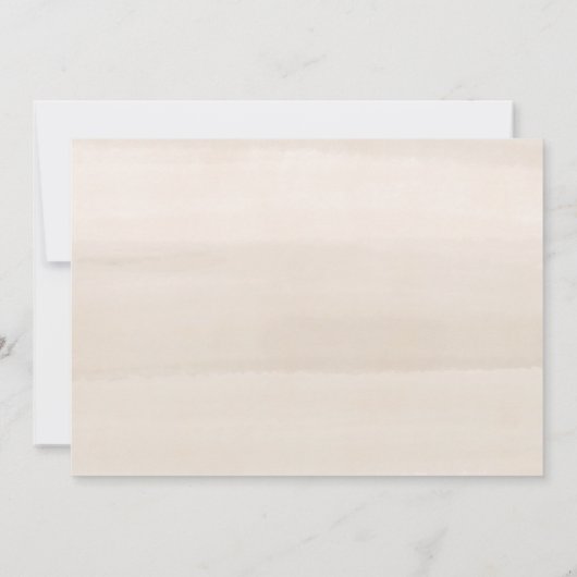 Elegante  palmbladeren | Bruiloft Kaart (Achterkant)