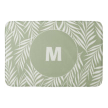 Elegante palmbladeren melk olijfgroen gepersonalis