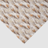 Elegante Pampas Grass betegeld Tissuepapier (Detail)