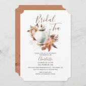 Elegante Pampas Grass Vrijgezellenfeest Tea Kaart (Voorkant / Achterkant)