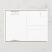 Elegante  Pansies met paasgroeten Briefkaart (Achterkant)