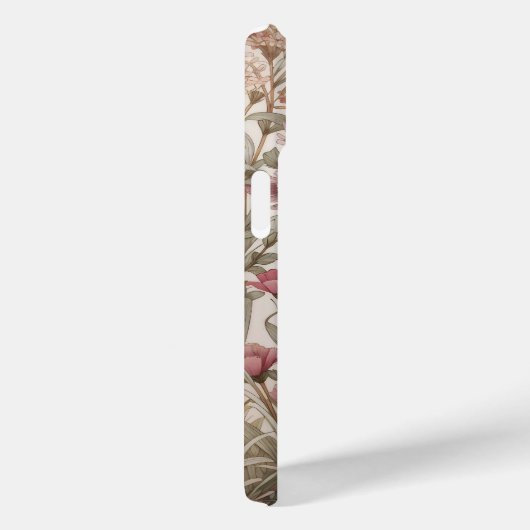 Elegante papegaaiduiker William Morris Geïnspireer Case-Mate iPhone Case (Achterkant / Rechts)