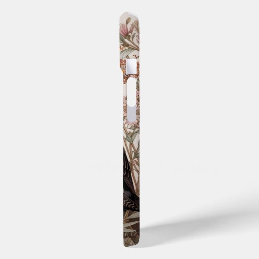 Elegante papegaaiduiker William Morris Geïnspireer Case-Mate iPhone Case (Achterkant / Links)