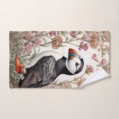 Elegante papegaaiduiker William Morris Geïnspireer Handdoek (Handdoek)