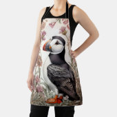 Elegante papegaaiduiker William Morris Geïnspireer Schort (Insitu)