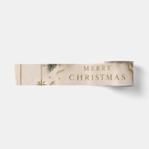 Elegante Papercut Kerstmis, Gelaagde Winter vakant Satijnen Lint