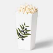 Elegante papier met olijfthema-favorietendozen bedankdoosjes (Popped)