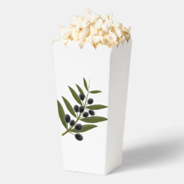 Elegante papier met olijfthema-favorietendozen bedankdoosjes