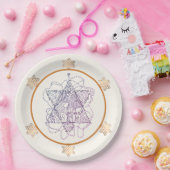 Elegante papieren Borden Bordje (Feest)