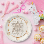 Elegante papieren Borden Bordje (Feest)