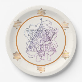 Elegante papieren Borden Papieren Bordje