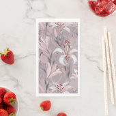 Elegante papieren gastendoek met lelie  servet (Insitu)