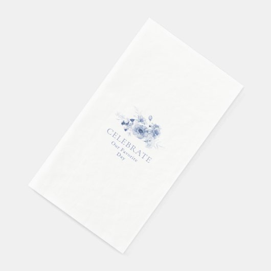 Elegante papieren gastendoekjes voor de bruiloft – servet (Hoek)