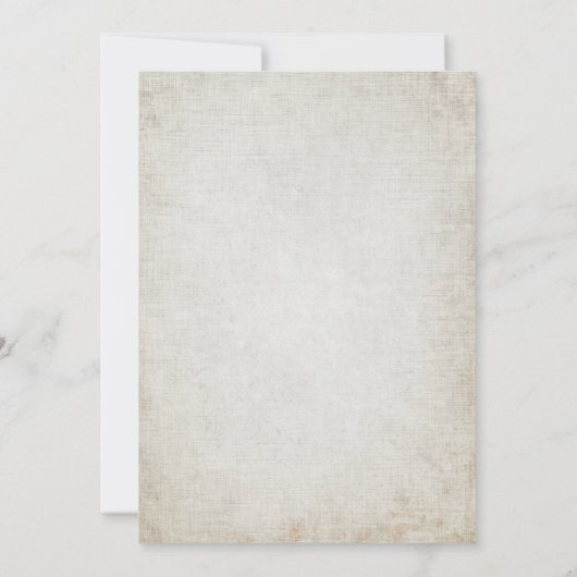 Elegante  papieren huwelijksuitnodiging kaart (Achterkant)