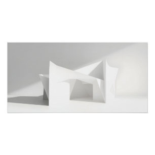 Elegante papiergeometrie perfect poster