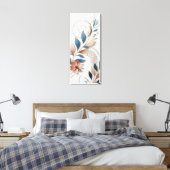 Elegante papierkunst canvas afdruk (Insitu (Slaapkamer))