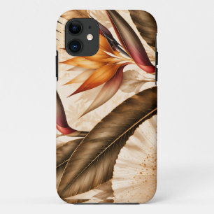 Elegante Paradijsvogel & Ginkgo Botanische Kunst Case-Mate iPhone Case