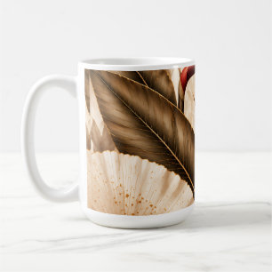 Elegante Paradijsvogel & Ginkgo Botanische Kunst Koffiemok
