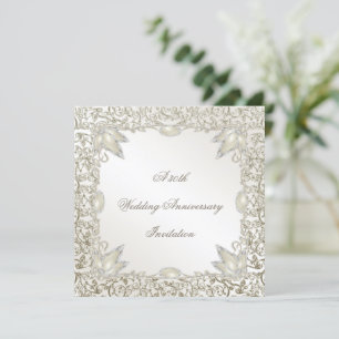 Elegante Parel 30-jarige trouwdagjubileum Kaart