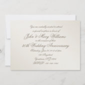 Elegante Parel 30e Huwelijksjubileum Kaart (Achterkant)