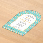 Elegante Parel Bat Mitzvah Uitnodiging (Laagn)