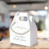 Elegante Parel Bruidsdouche Bedankdoosjes