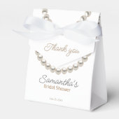 Elegante Parel Bruidsfeest Favor Dozen Bedankdoosjes (Voorkant Zijde)