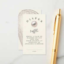Elegante Parel Kleine Schat Chic Luier Raffle