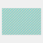 Elegante Parel & Turkoois Inpakpapier Vel (Voorkant 2)