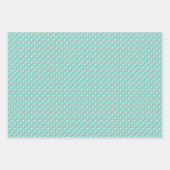 Elegante parel & turquoise inpakpapier vel (Voorkant 3)