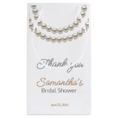 Elegante parelketting Bruidscadeau  Klein Cadeauzakje (Achterkant)