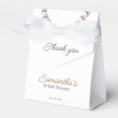 Elegante parelketting bruidsfeest cadeaudozen bedankdoosjes (Voorkant Zijde)