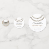 Elegante parelketting bruidsfeest confetti (Voorkanten)