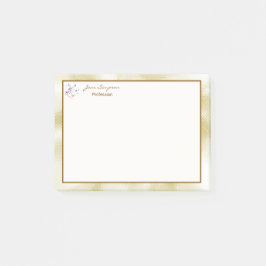 Elegante parelmoer gouden textuur post-it® notes