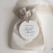 Elegante Parels Bruidsdiner Bedankjes Labels