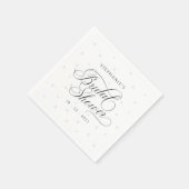 Elegante Parels Bruidsdiner Servet (Hoek)