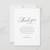 Elegante Parels Bruidsfeestje Bedankkaart (Voorkant)