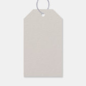 Elegante Parels en Prosecco Bruidsuitnodiging Cadeaulabel (Achterkant)