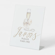 Elegante Parels en Prosecco Coquette Favors Bord