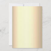 Elegante Parels en Prosecco party Vrijgezellenfees Kaart (Achterkant)