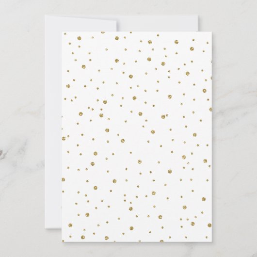 Elegante Parels en Prosecco Vrijgezellenfeest Invi Kaart (Achterkant)