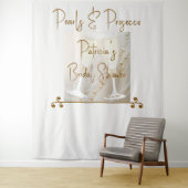 Elegante parels & Prosecco Vrijgezellenfeest Achte Wandkleed (In situ)