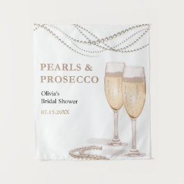 Elegante parels & Prosecco Vrijgezellenfeest Achte Wandkleed