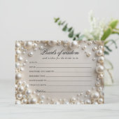 Elegante Parels van Wijsheid Kaart (Staand voorkant)