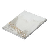 Elegante  Parels van Wijsheid Notitieblok (Linkerzijde)